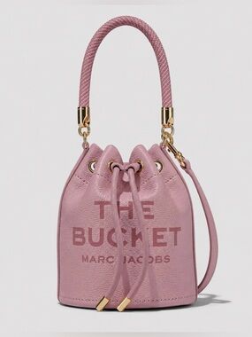 MARC JACOBS TOTE BAG PINK LEATHER NWT